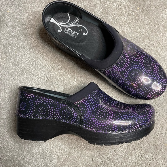 Abeo Ellie BIO System Women's Blue Black Work Professional Clogs, Sz. 7 N - Picture 9 of 9